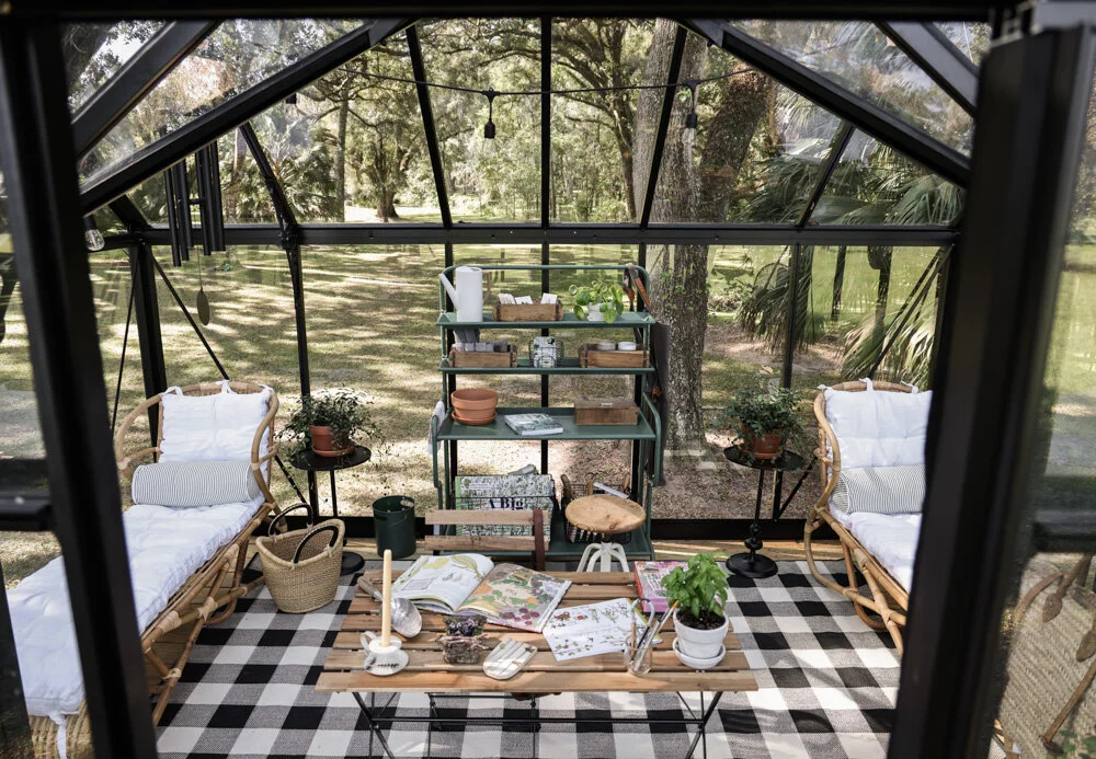 Using Our Tiny Greenhouse as an Adaptable Sunroom — The Tiny Canal Cottage