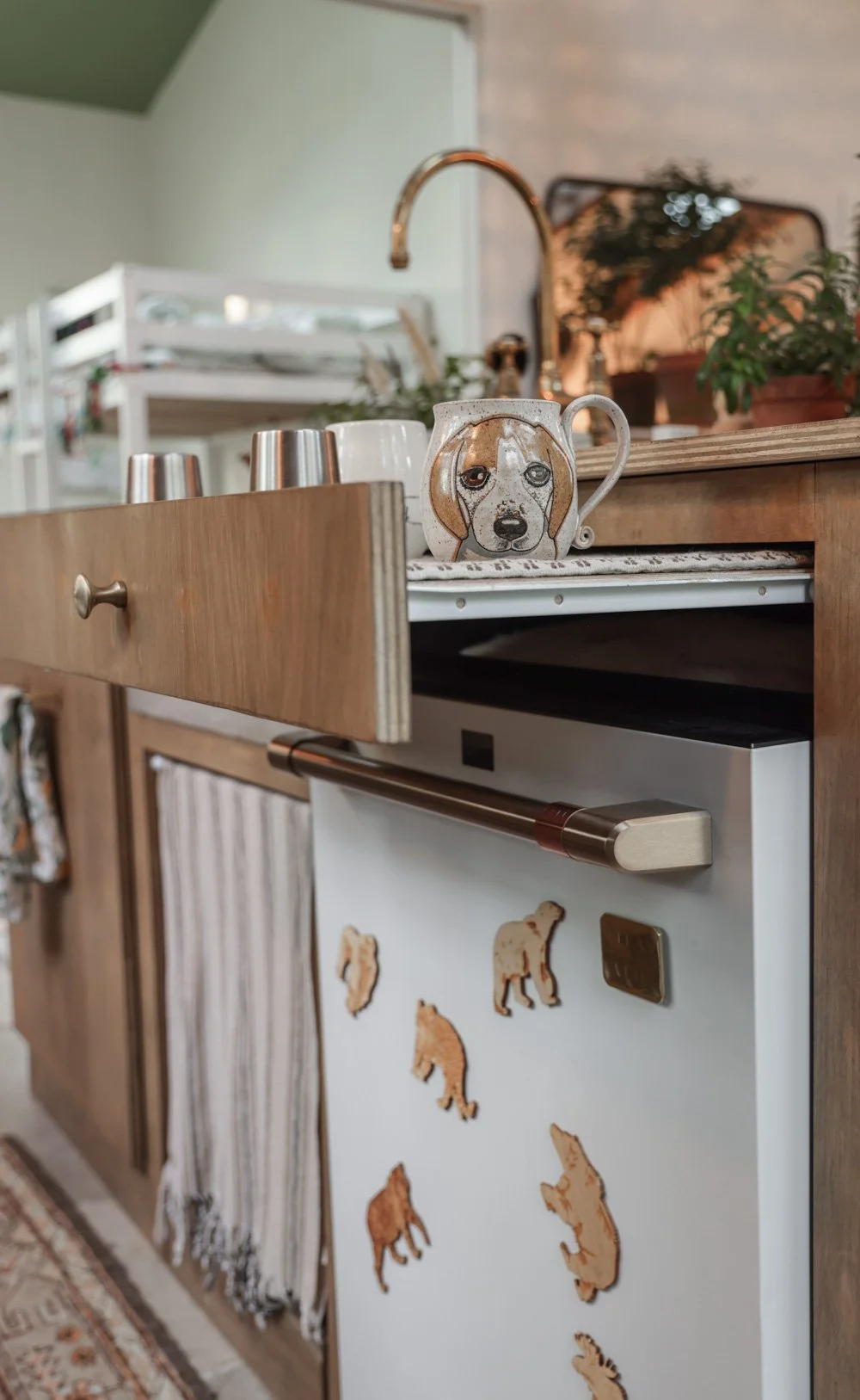 Extra Tall Kitchen Counters — The Tiny Canal Cottage