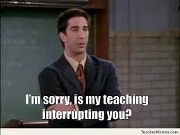 Teaching isn’t telling, Ross!