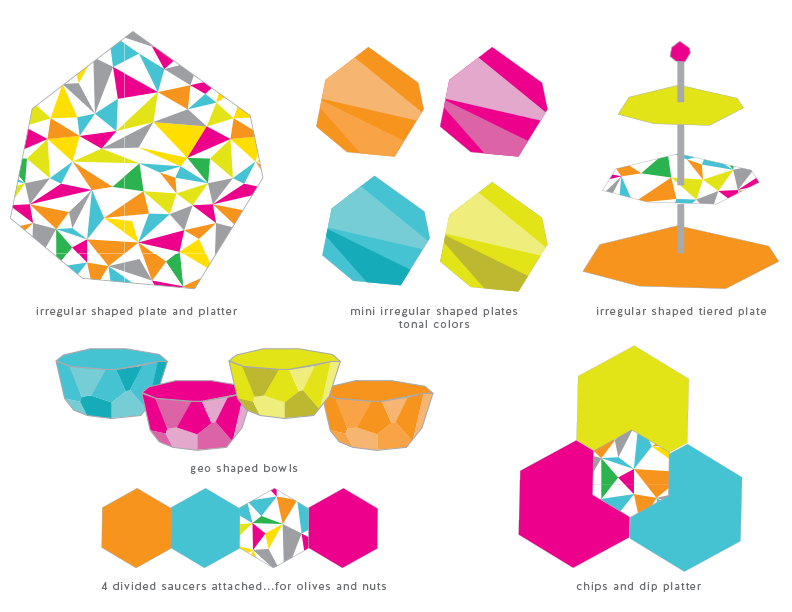 Tableware Geo Set