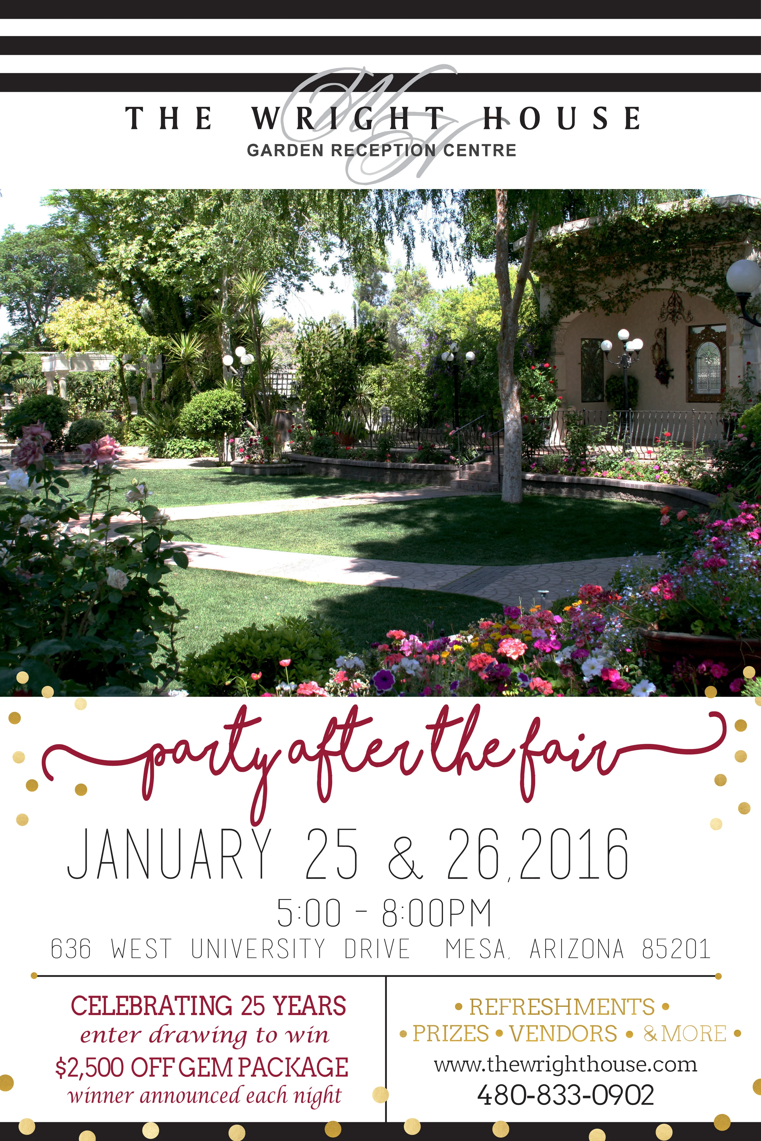 Bridal Fair - Party After the Fair January 25th and January 26th