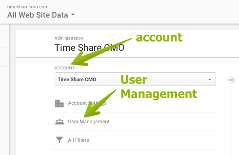B. Click User Management In The Account Section