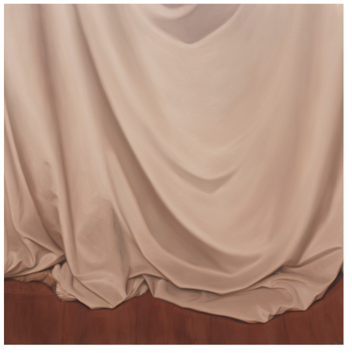  Cloth I, 2024 Oil on linen 102 x 102 cm 