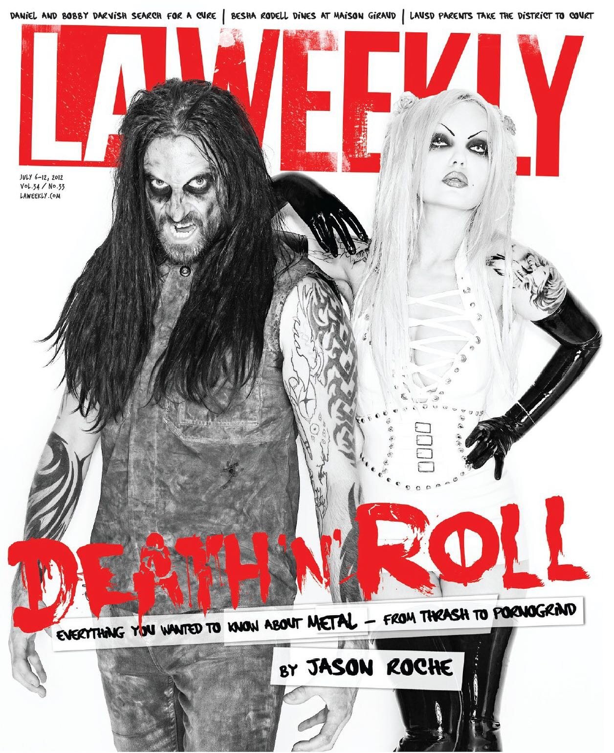 Flashback to another LA Weekly cover design. METAL! Feature story by Jason Roche. Photography by Barry Fontenot.

#metal #rock #music #heavymetal #metalhead #deathmetal #metalmusic #blackmetal #metalband #laweekly #coverdesign #altweekly #losangeles 