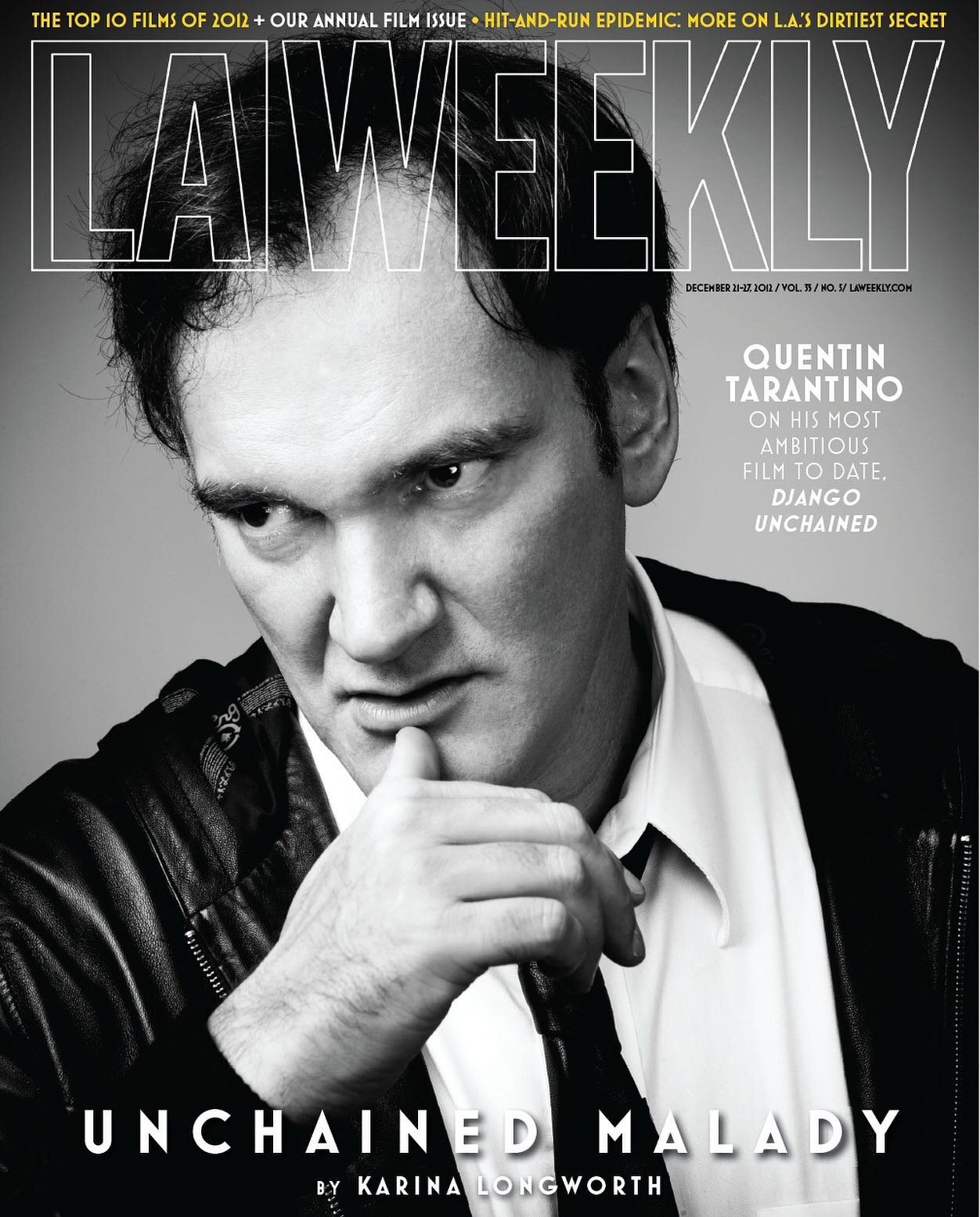 Another LA Weekly cover design for Throwback Thursday. Photography by the great @kevinscanlon 

#throwbackthursday #laweekly #losangeles  #quentintarantino #coverdesign #magazinecover #photography #graphicdesign #celebrity