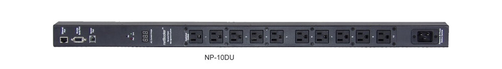 NP-02B Remote PDU, UL-STD Tuv Listed, 2 Switchable Outlets. Made and Supported in USA. Control Via Web, Telnet, USB