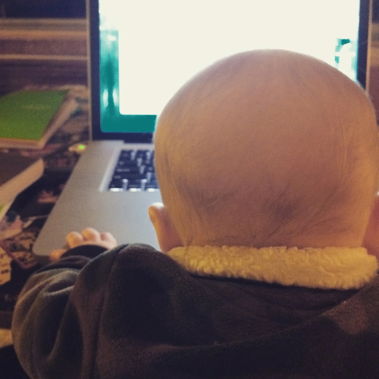 MacBooks are so awesome, even babies can use them.