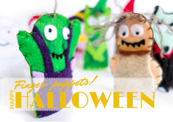 zombie finger puppets