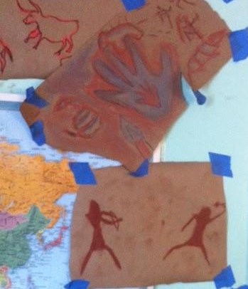 Modern cave paintings recently discovered on the walls of Skybridge Academy