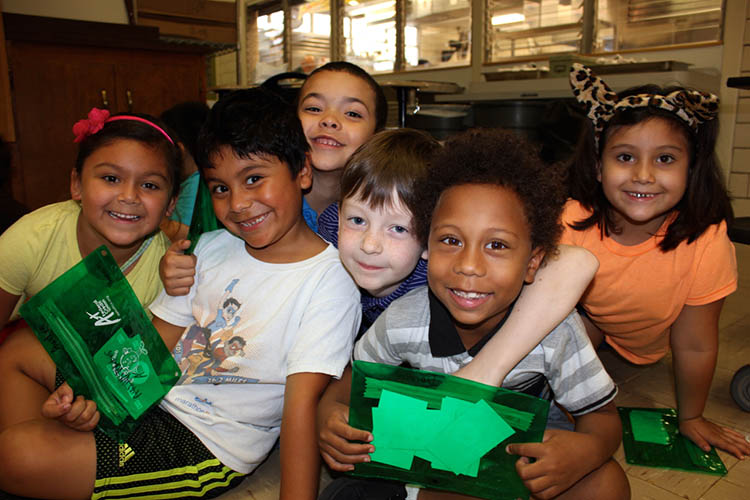 Cunningham students learning entrepreneurial skills during MicroSociety Market Day. (Photo by Dawn Johnson.)