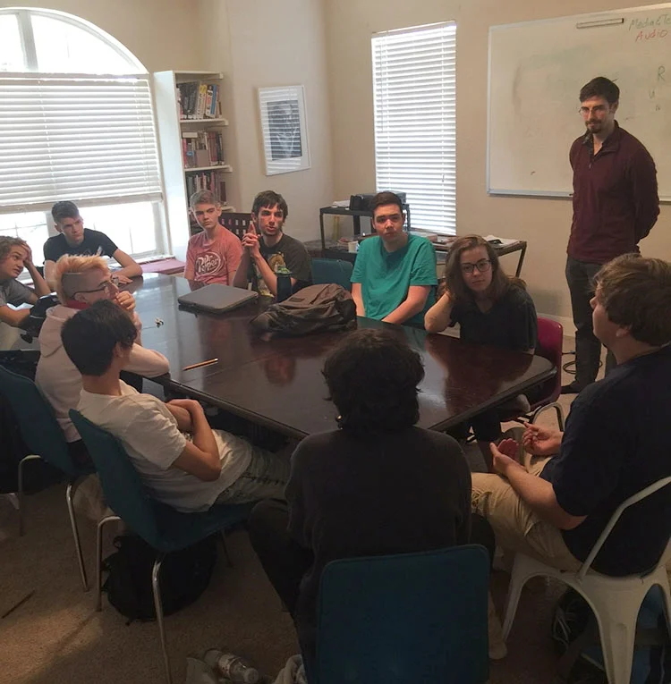 A Socratic discussion at Skybridge Academy
