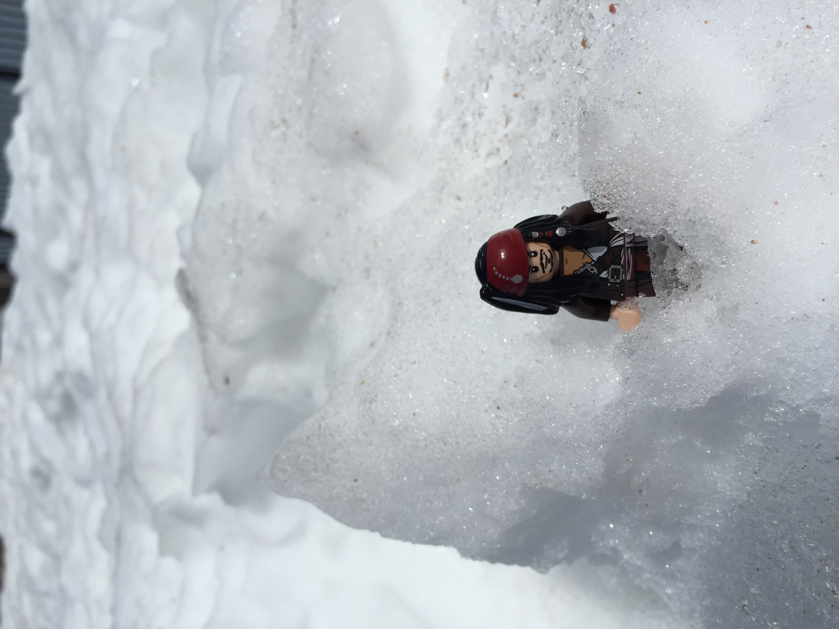 "Snow in June? What kind of nonsense is this? Where's my ship?!?"