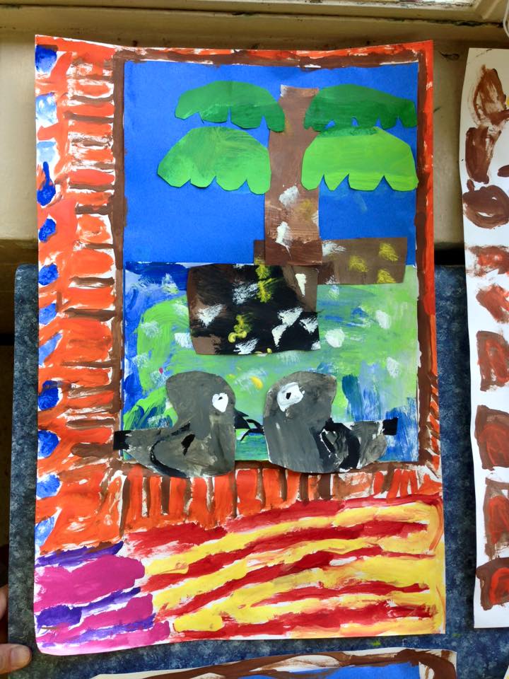 A second grader's art