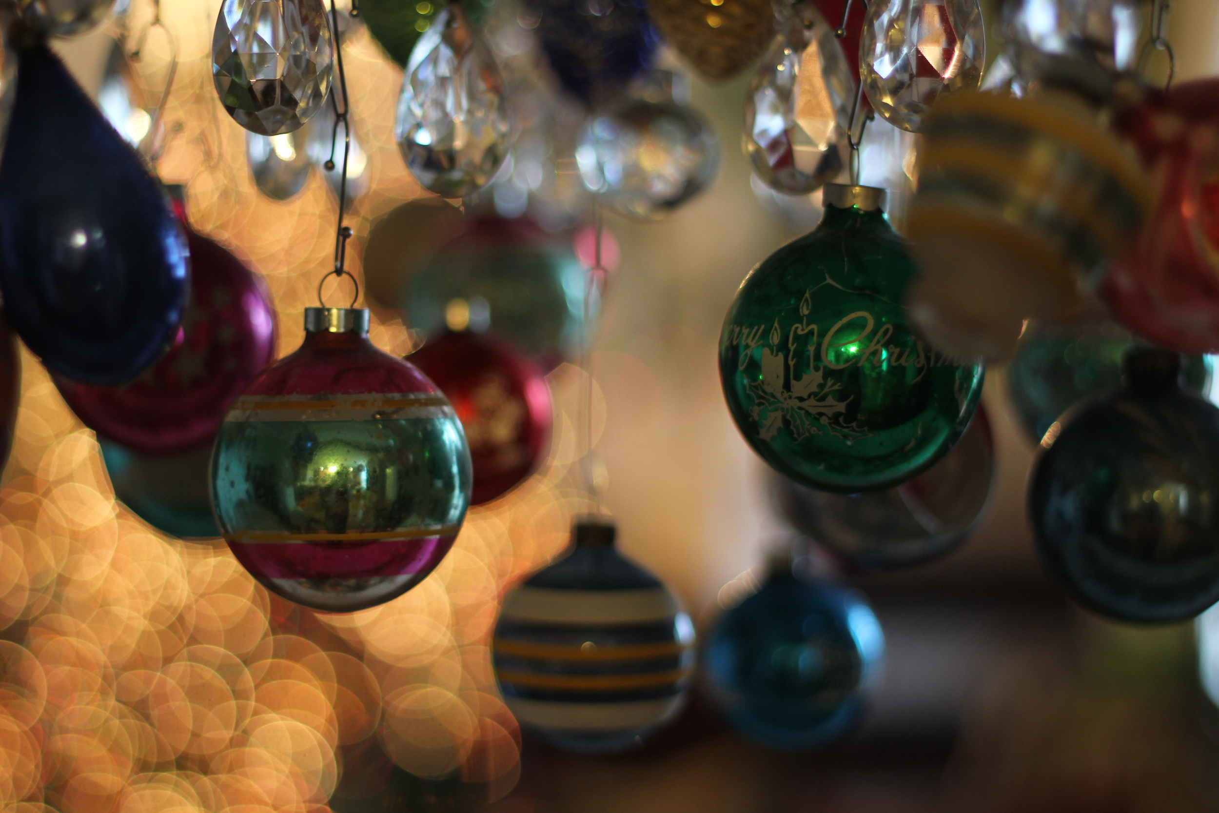 ANTIQUE ORNAMENTS JUST MAKE ME SMILE