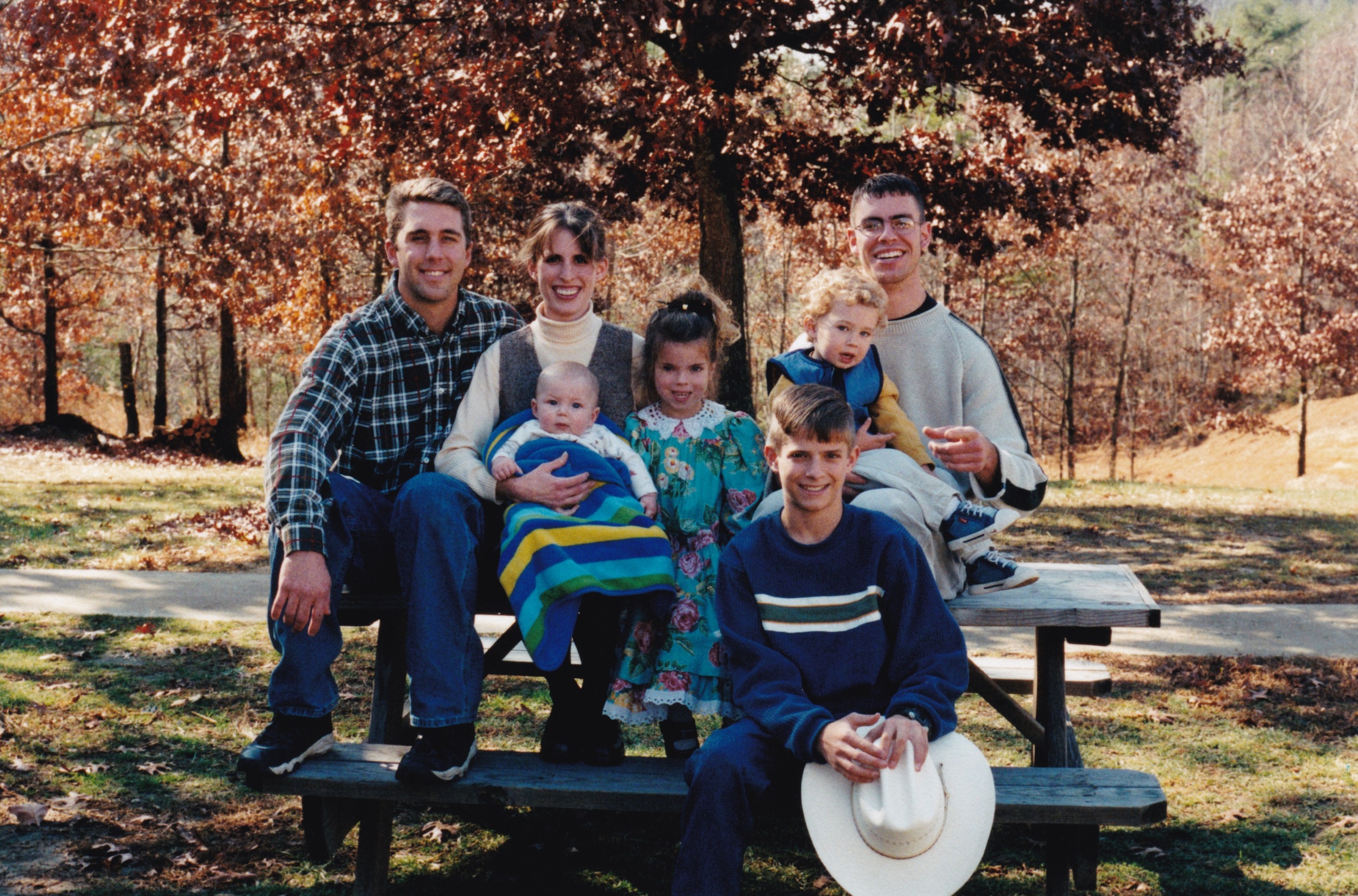 FAMILY SHOT OF MY KIDDOS ON THE DAY OF THE PROGRESSIVE THANKSGIVING