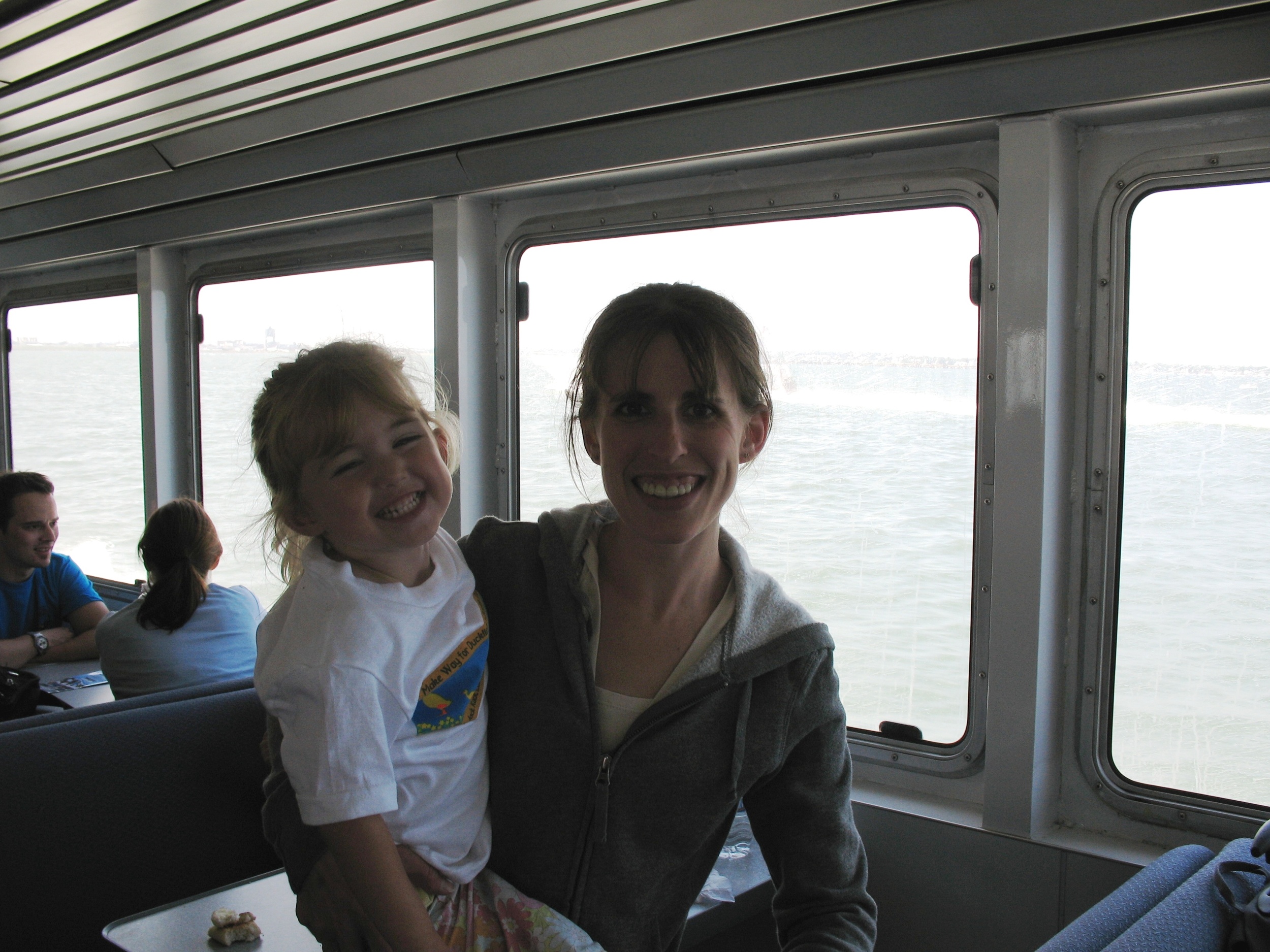 KELLY AND KENZIE AT THE START OF THE WHALE BOAT EXCURSION