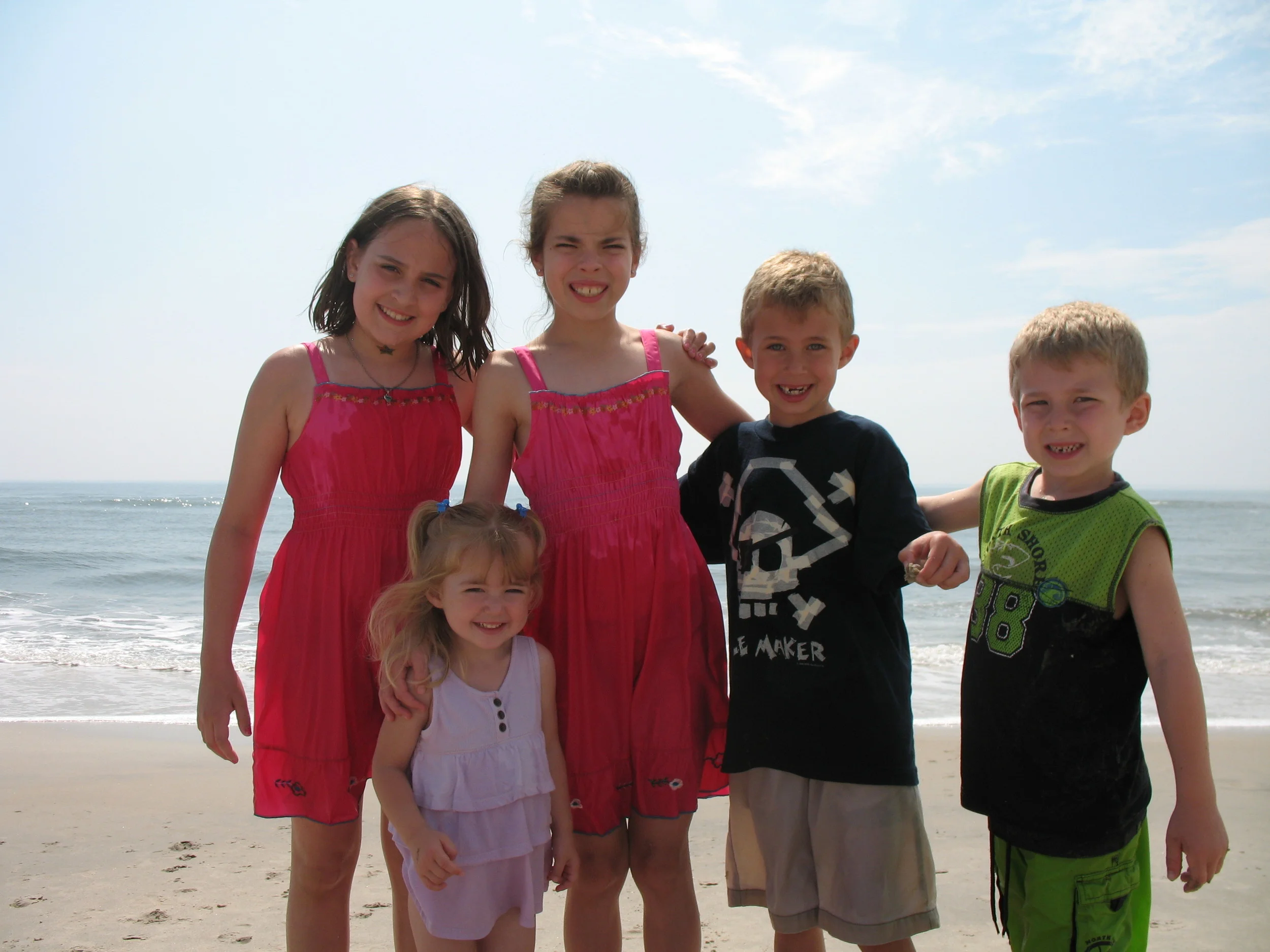 the kiddos at Chincoteague island