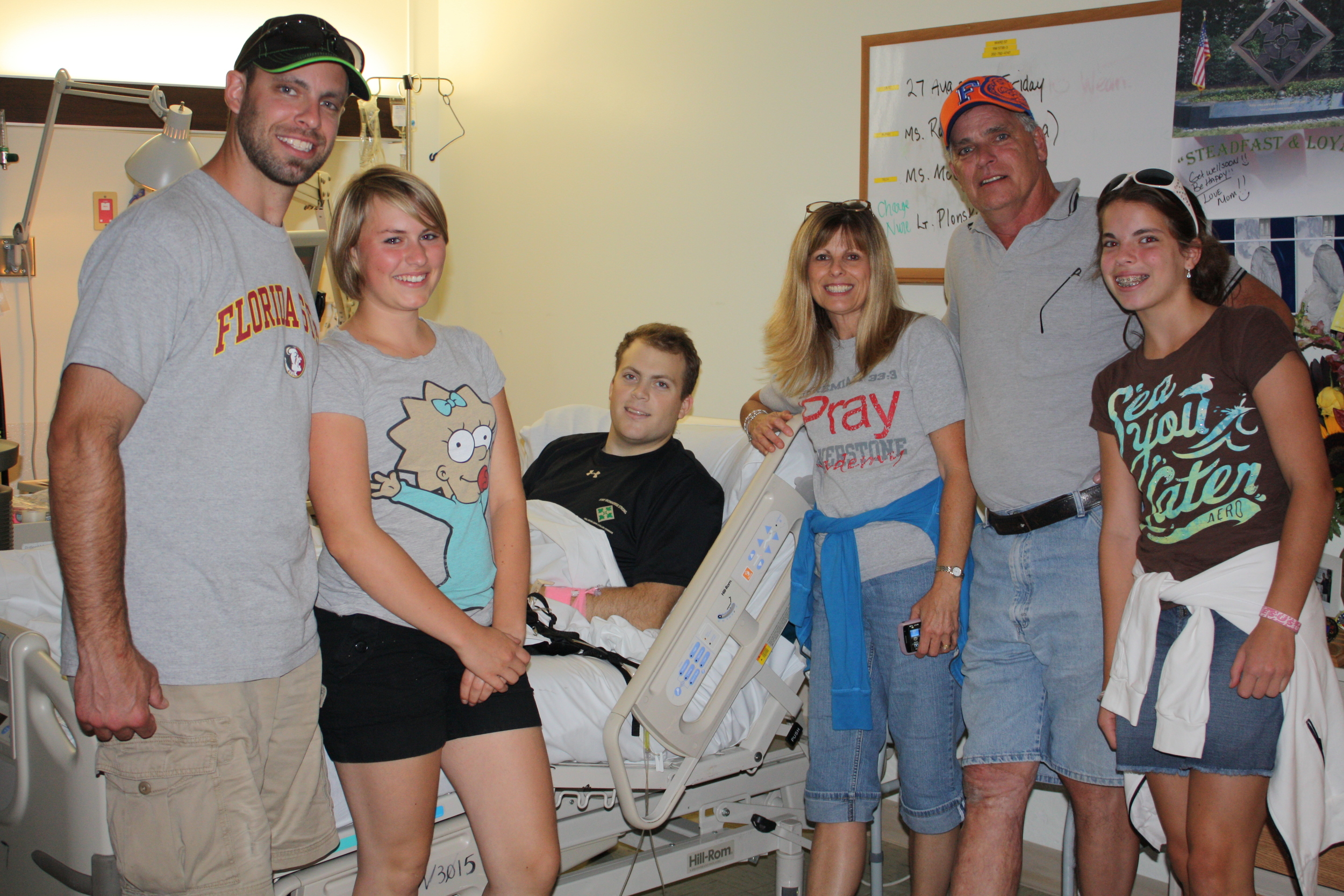 RYAN'S FRIEND, JUSTIN, AT WALTER REED MEDICAL CENTER
