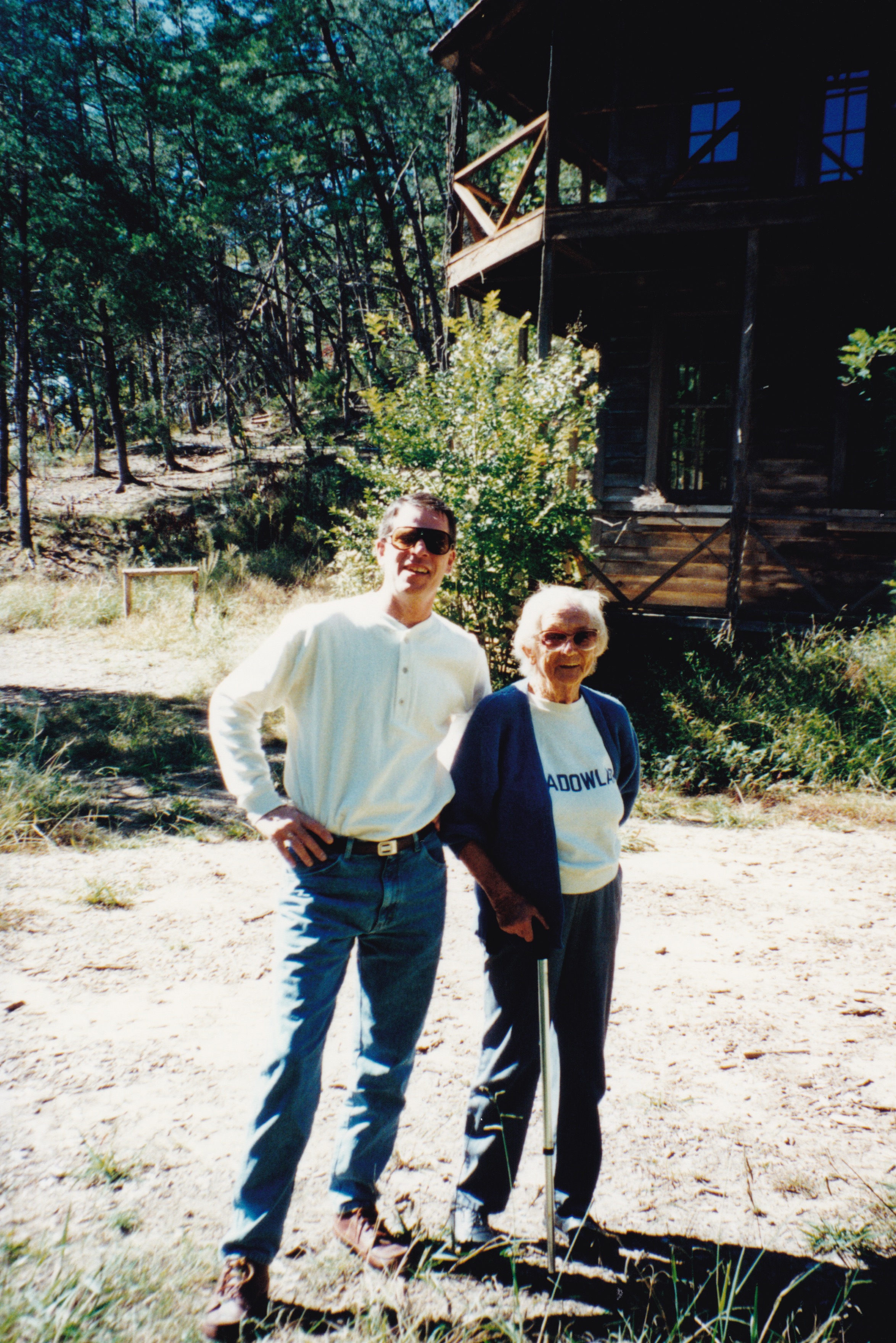 MICHAEL WITH THE SWEET LADY WE MET ON THE SIDE OF THE ROAD