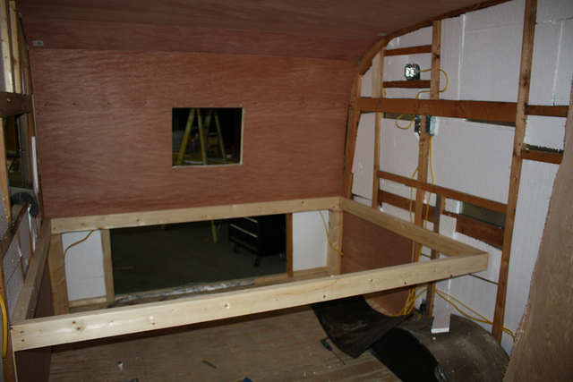 THE BED FRAMED - IT WILL BE A DOUBLE