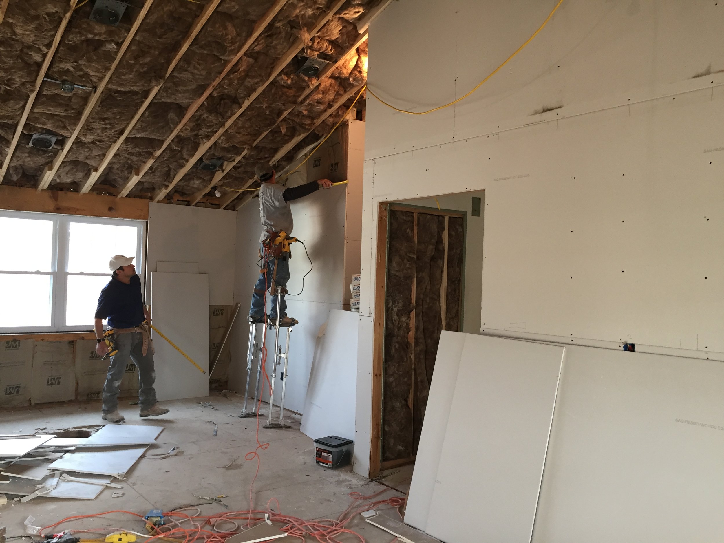 SHEETROCK DAY!