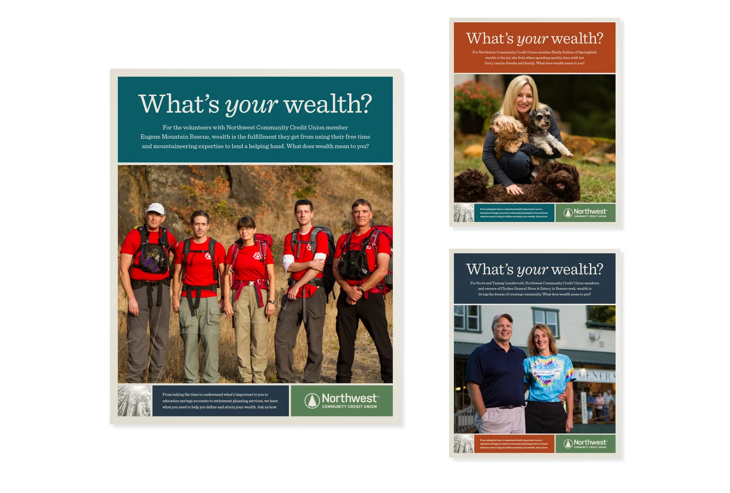 Advertising Campaign Credit Union Similar Blue