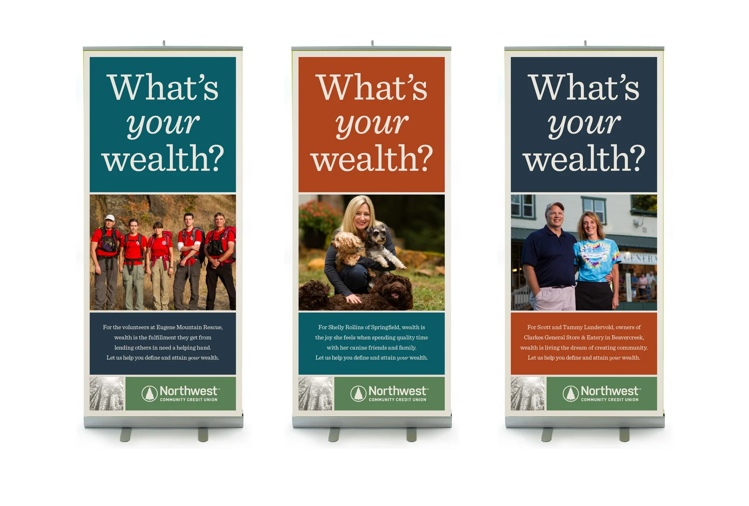 Advertising Campaign Credit Union Similar Blue