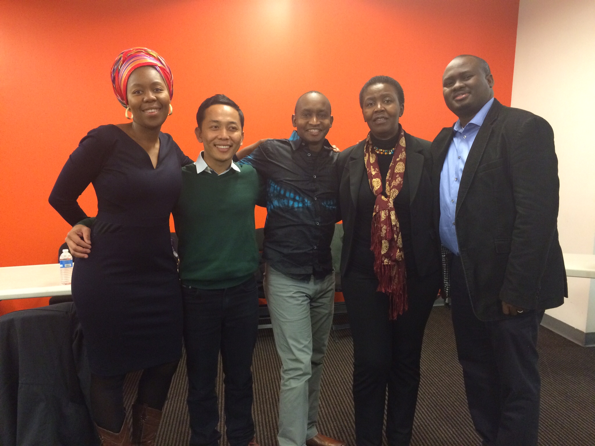 Kassaga with Aspen Institute New Voices Fellows in Washington D.C. November 2014