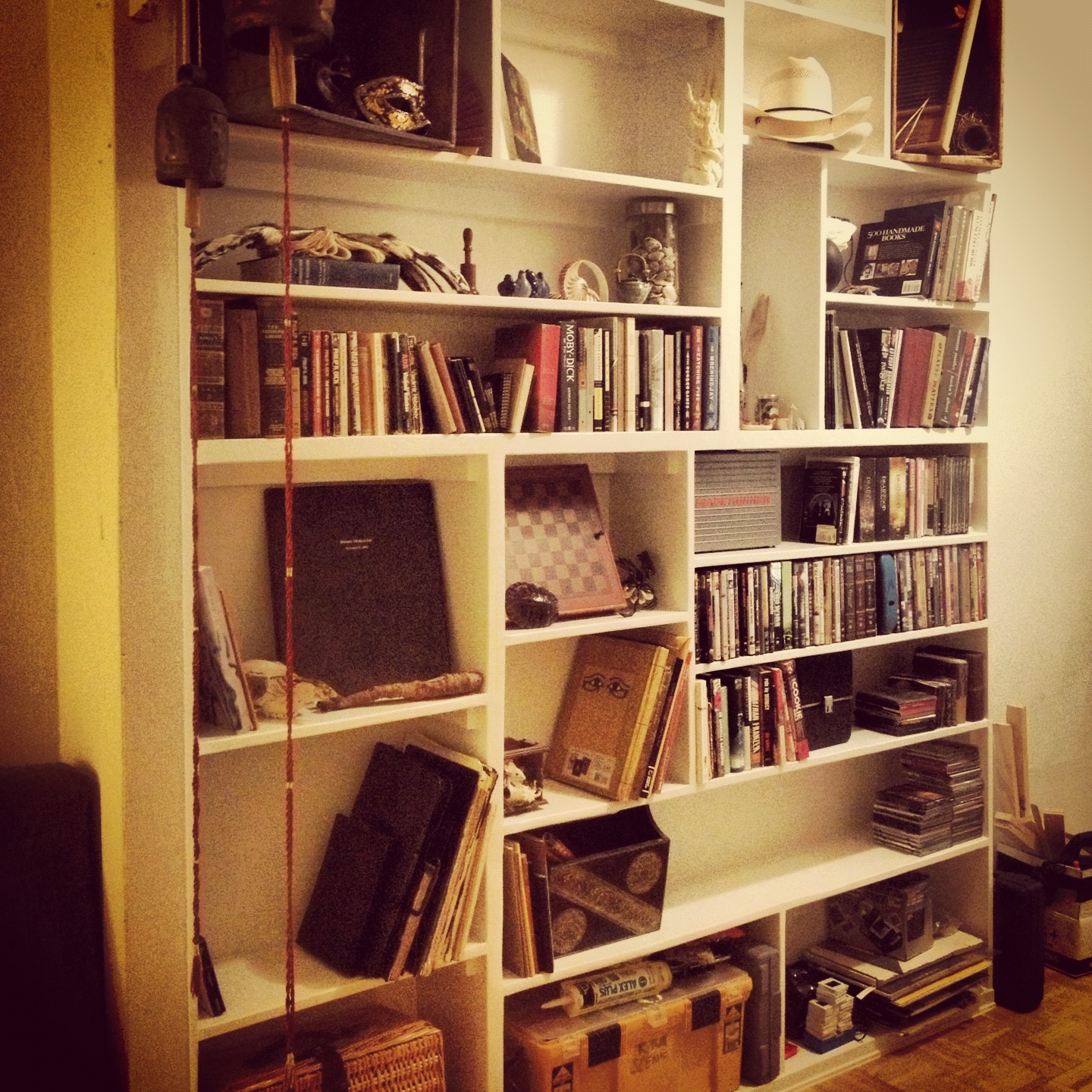   Completed shelving  