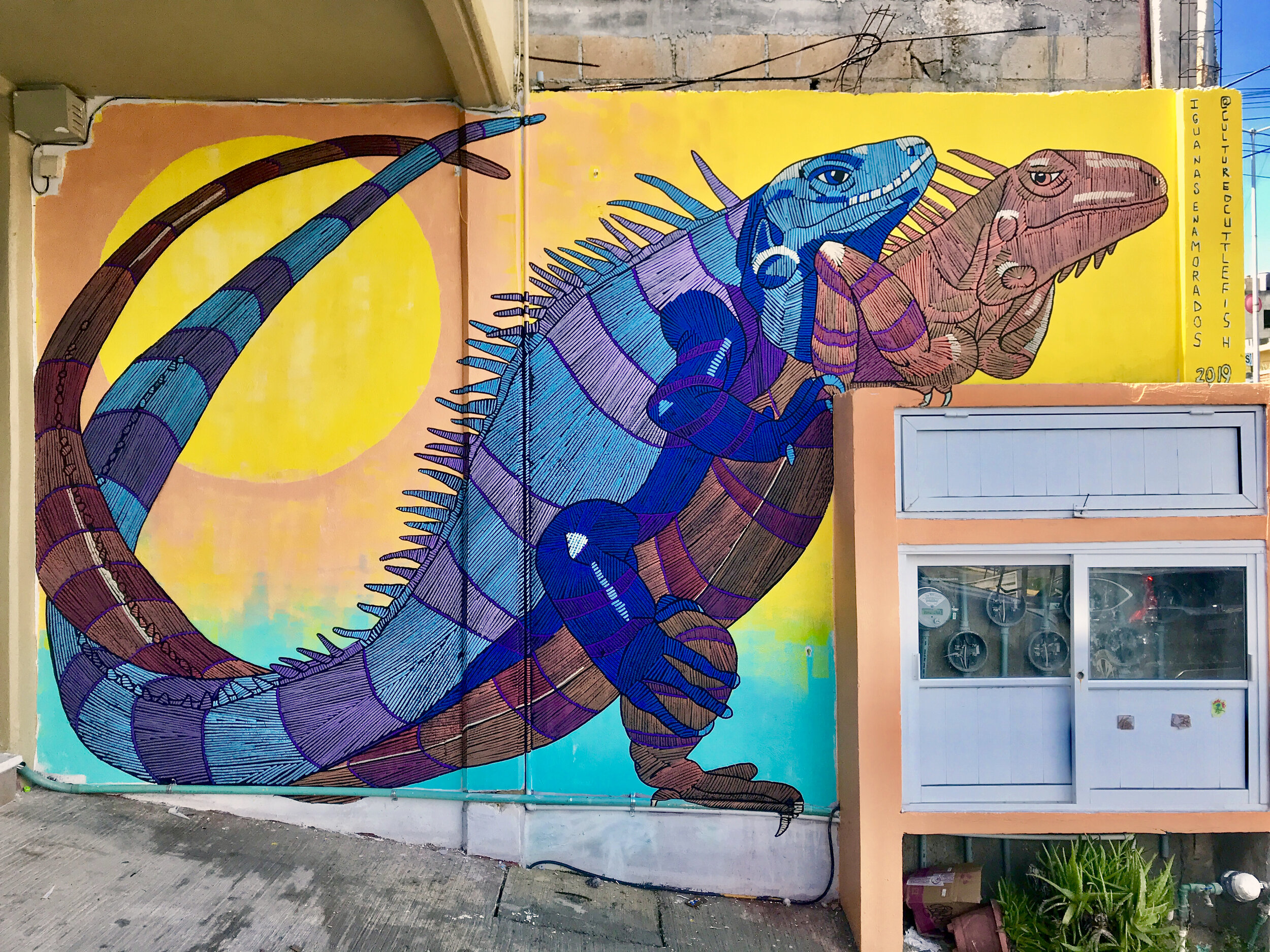  “Iguanas Enamorados” for  Akumal Arts Festival , Akumal, Mexico, 2019. 