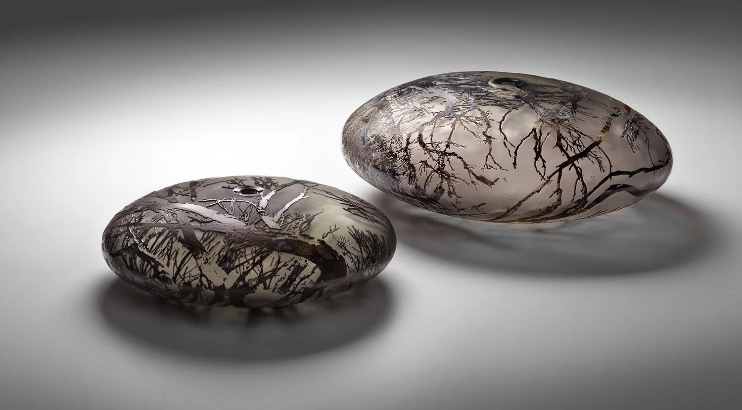 "Canopy Vessels I & II" 2012 largest form H120mm x W400mm x D400mm