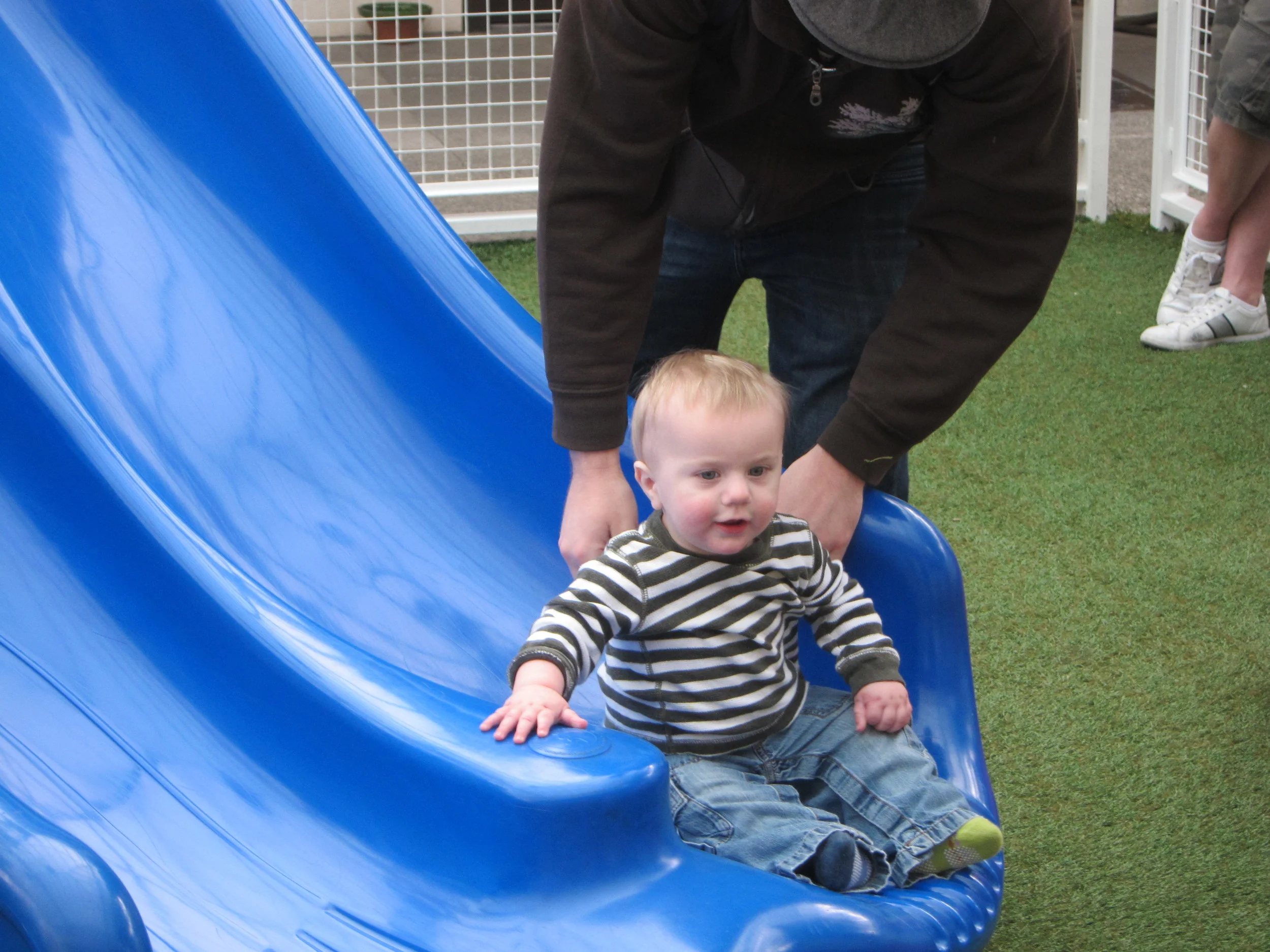First time on the slide