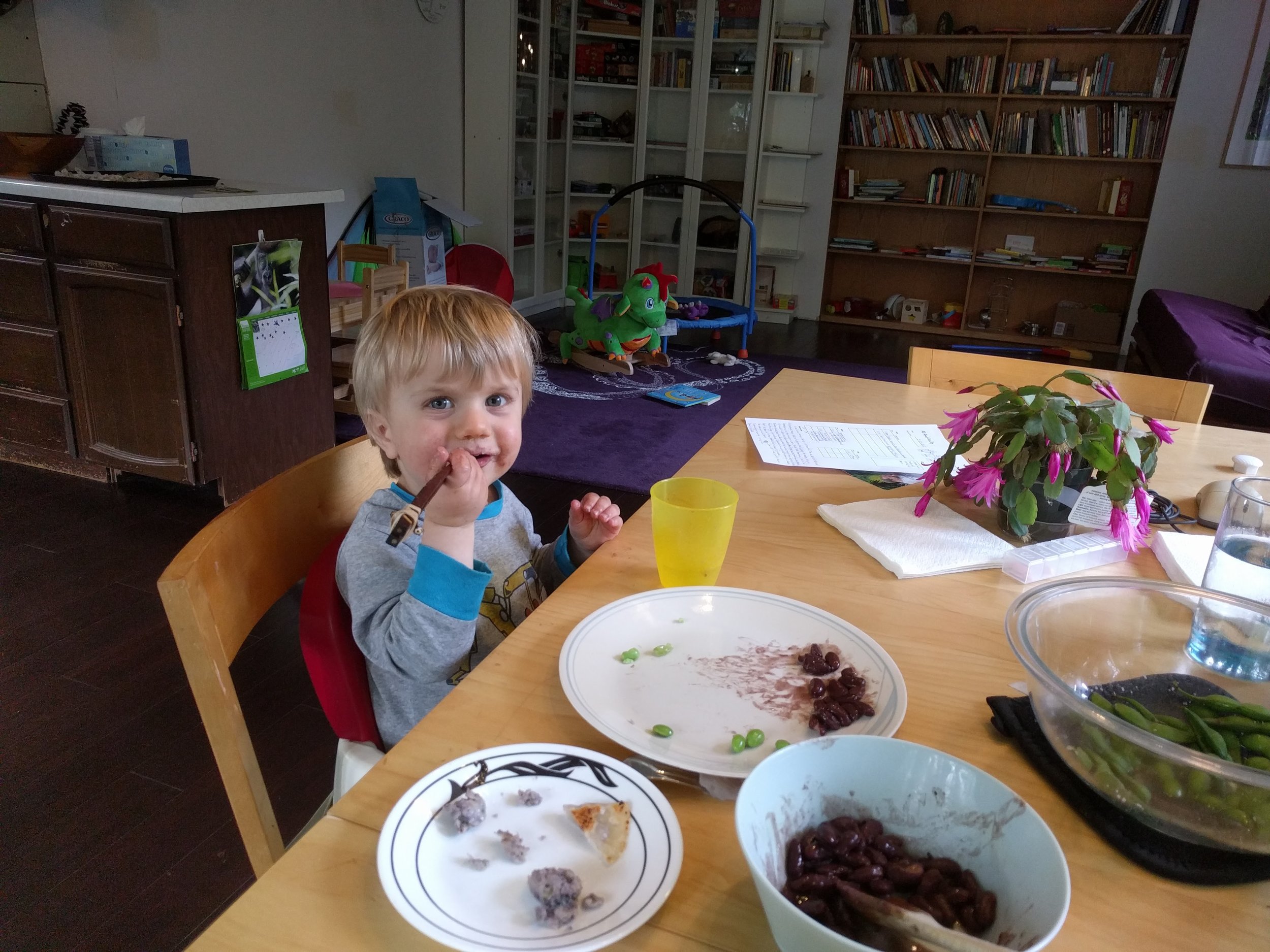 Learning to use chopsticks
