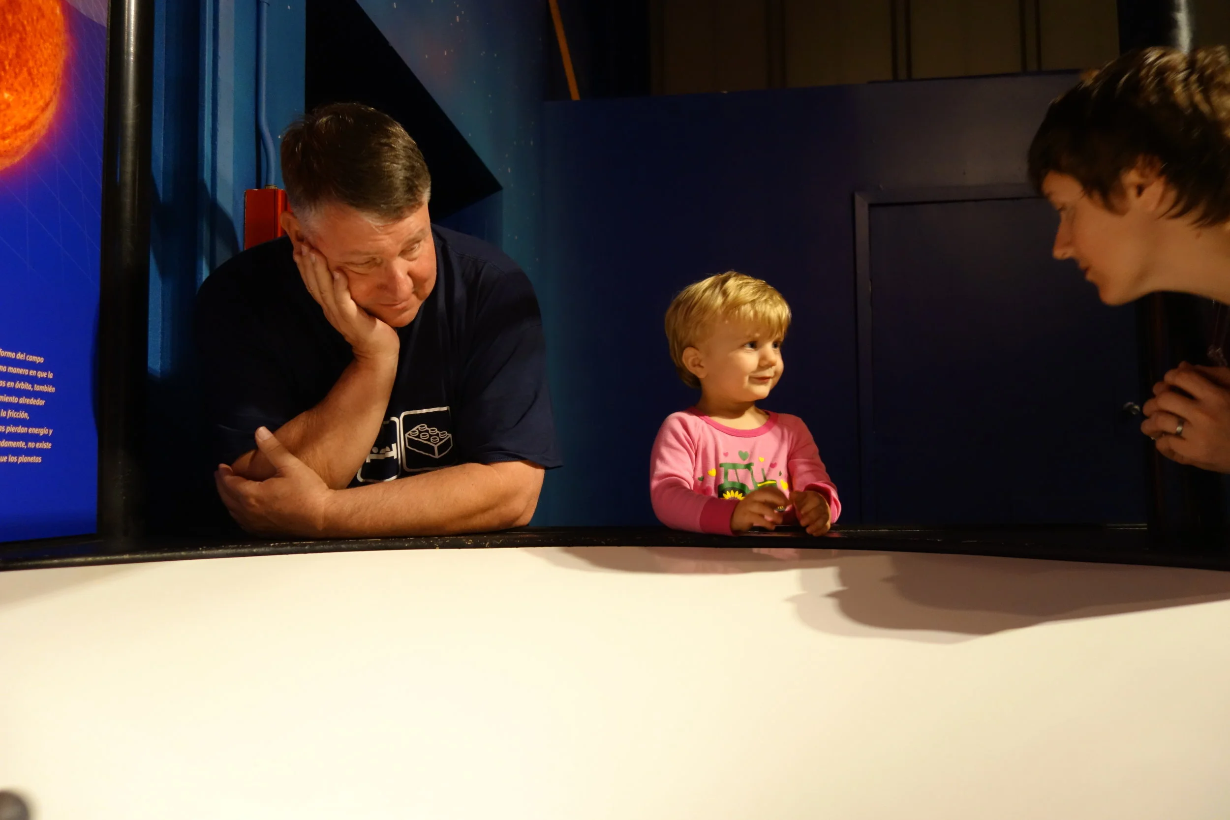 He easily spent 20 min rolling balls into the vortex