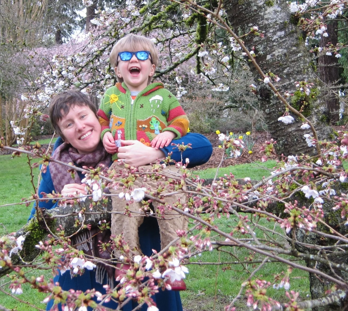 I couldn't see his face