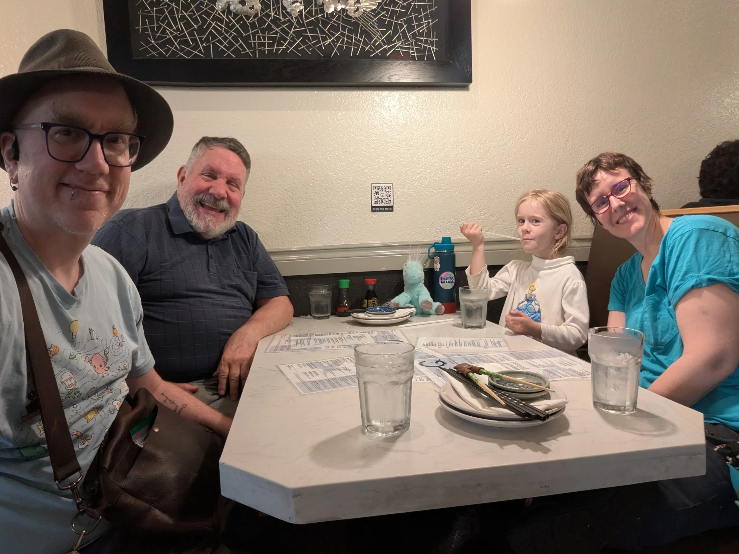 Sushi with Grandpa Phil