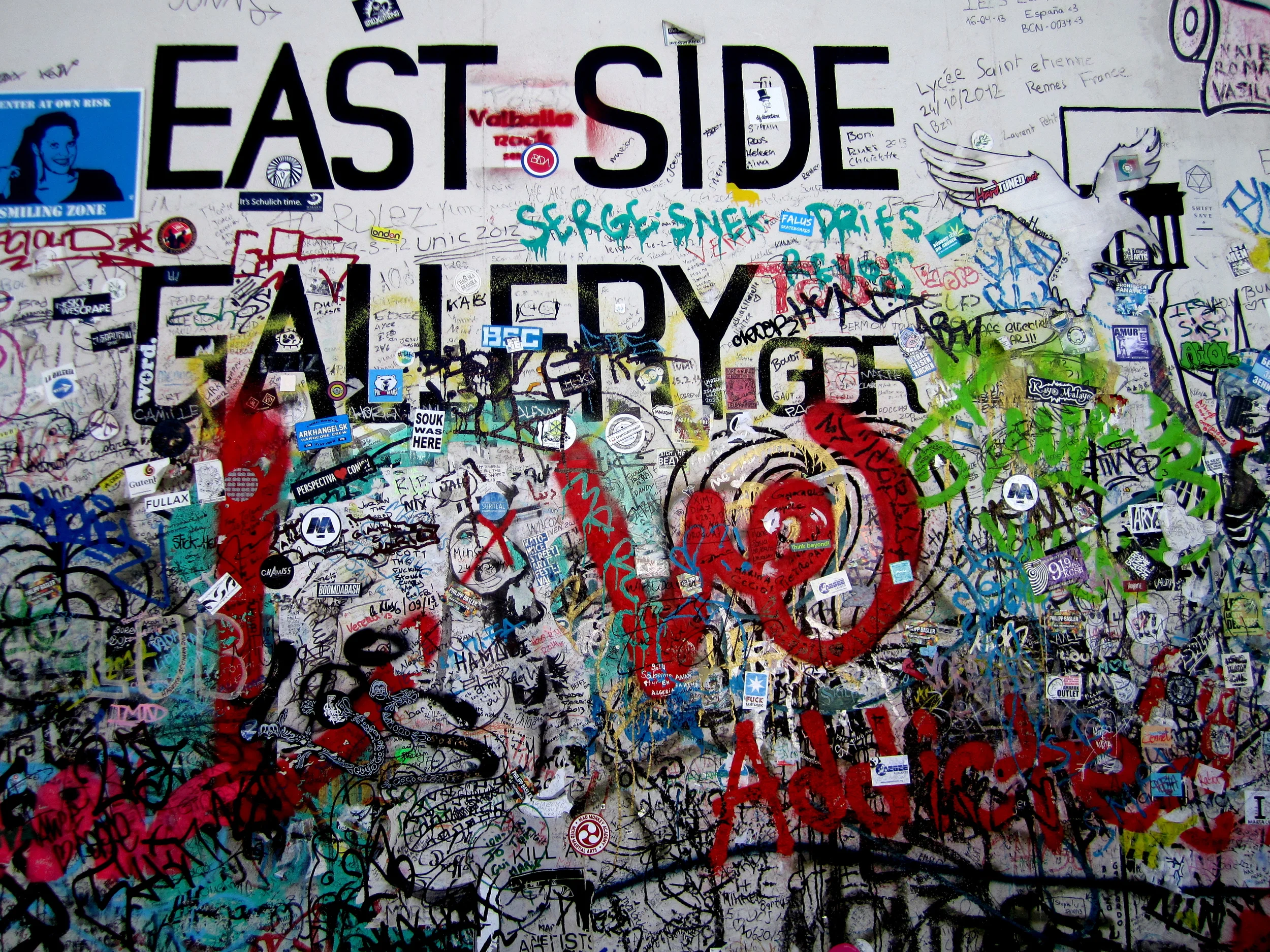 East Side Gallery. Berlin, Germany.