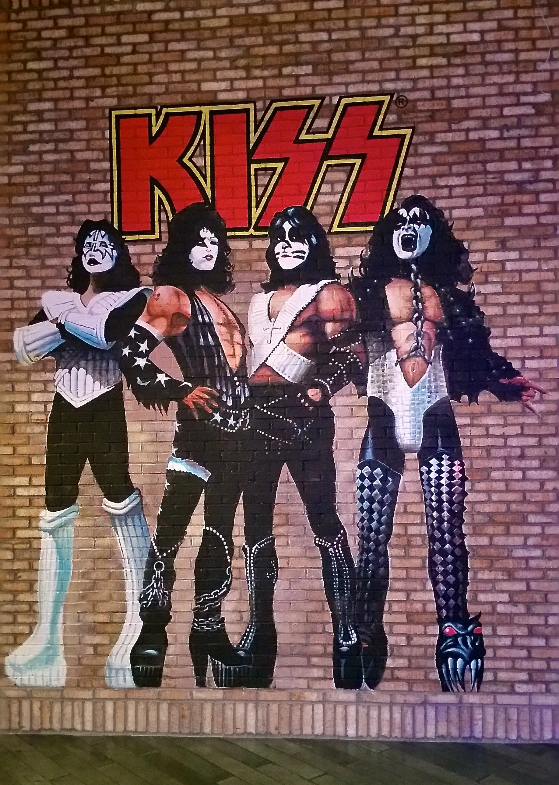 "Rock and Brews - Kiss Mural" (2016) San Manuel Casino