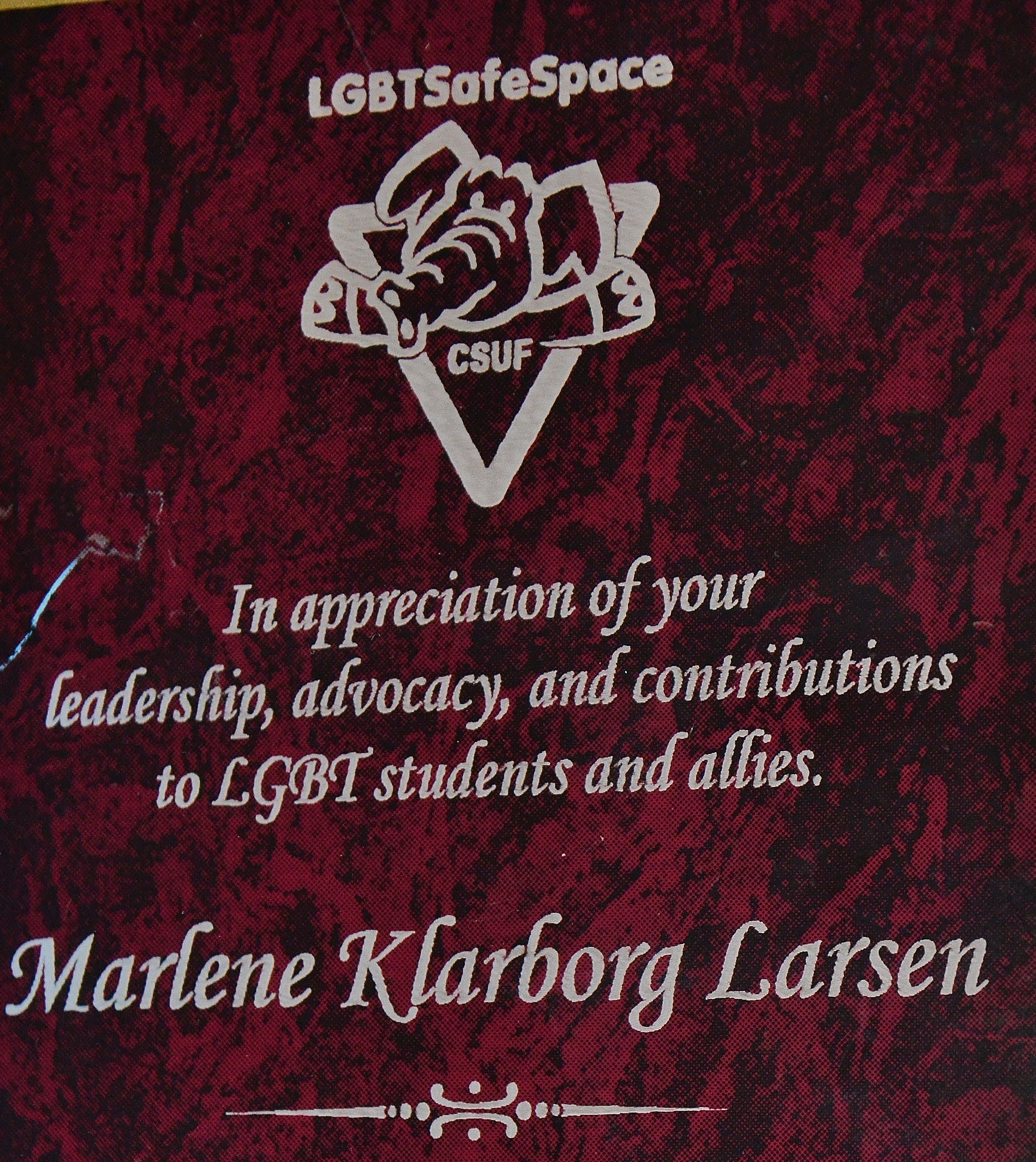 Marlene Klarborg Larsen LGBT Safe Space OC.JPG