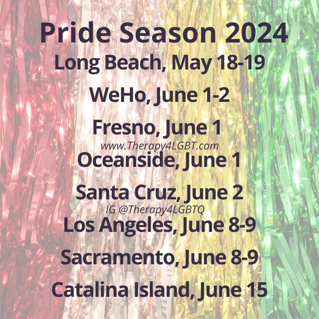 🏳️&zwj;🌈 California Pride Season is coming up 🏳️&zwj;⚧️
Here are a few California cities celebrating Pride 2024. 

➡️ Feel free to share or comment with other CA cities and dates

.

.

#wehopride #lapride #losangelespride #sacpride #ocpride #sanf