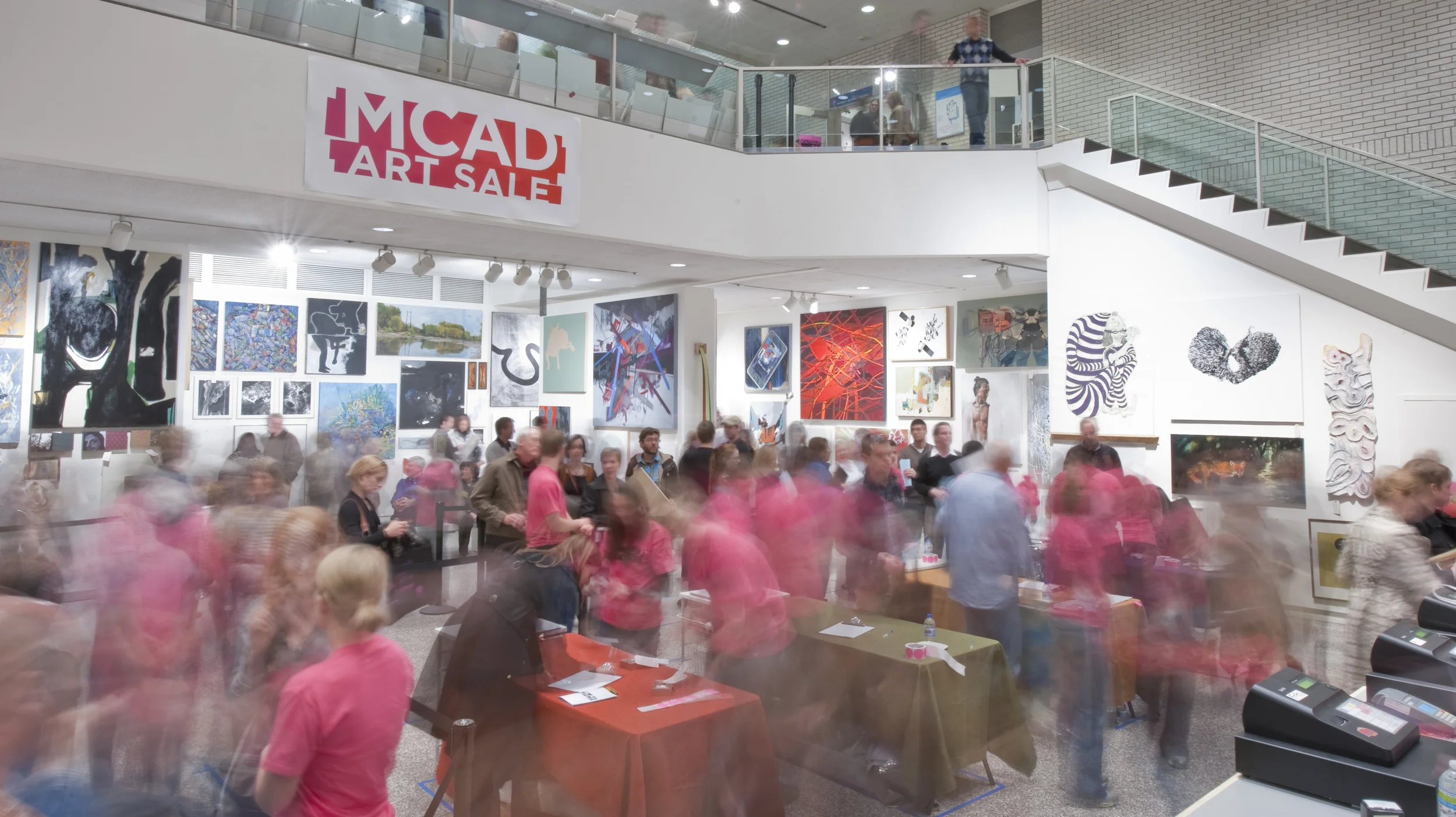 MCAD Art Sale Held every year the weekend before Thanksgiving, the MCAD Art Sale is your chance to buy one-of-a-kind art created by students and recent graduates at unbeatable prices. Now in its eighteenth year, the MCAD Art Sale is a Minnesota tradition that has generated more than $2,500,000 for emerging artists. All proceeds go directly to the individual artists or to the MCAD Art Sale Scholarship Fund. This event has gained a tremendous reputation as one of the nation's top destinations for affordable, appreciable artwork by leading-edge artists and designers who are creating not only what's new, but also what's next.