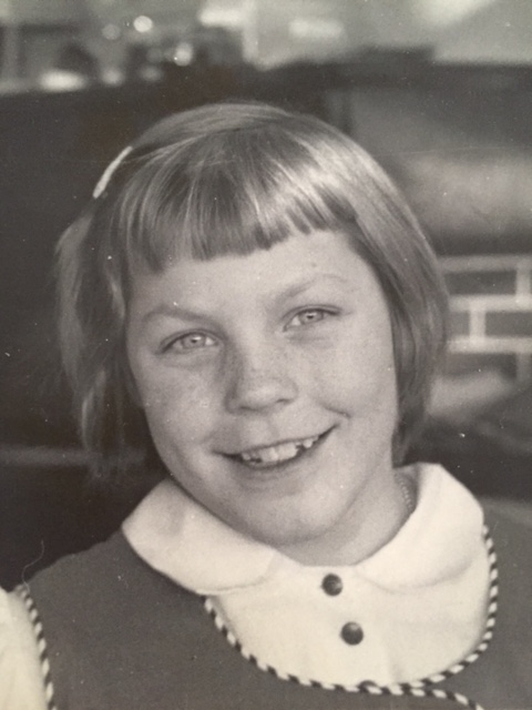 Christmas photo, second grade, age 7 1/2