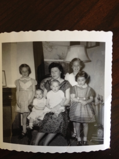 Mom and us five kids c. 1955