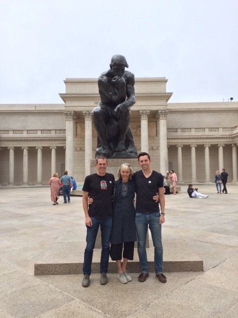The day after the event, we showed Alex and Glory the wonders of Rodin at the Legion of Honor.
