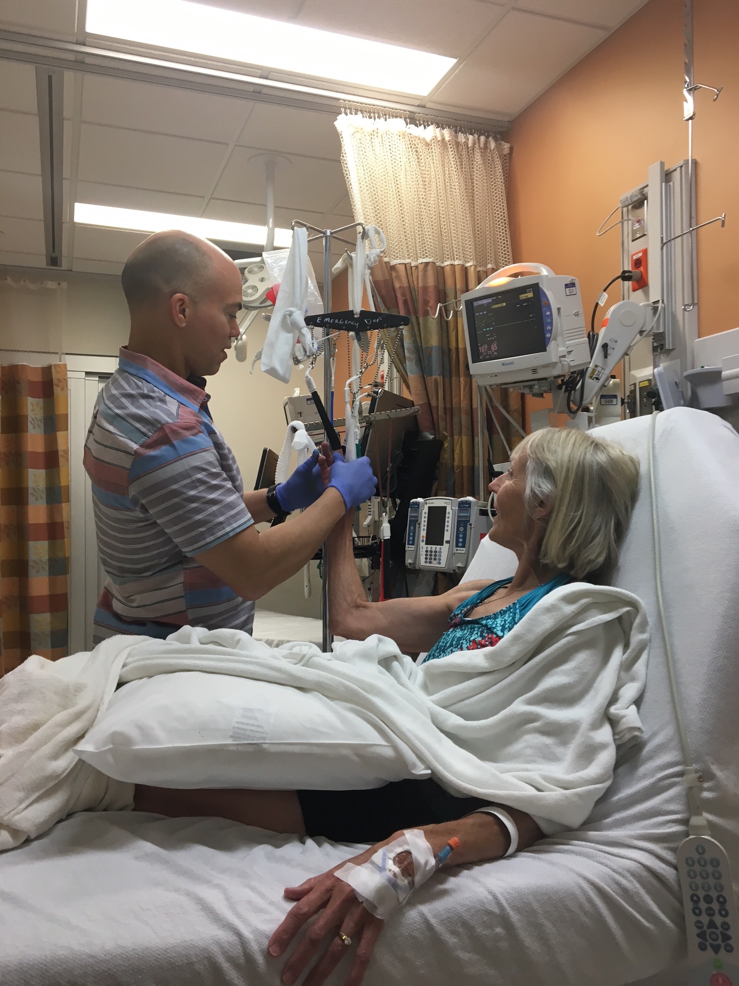 Remembering my ER visit after breaking arm in July 2017.