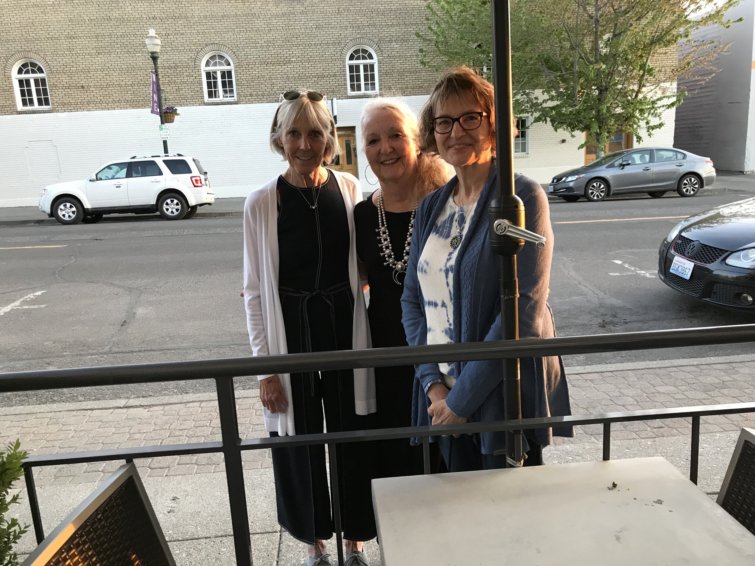 Summer 2019, Walla Walla, Washington: Patty, Sharron &amp; Cathy, friends for over 50 years!