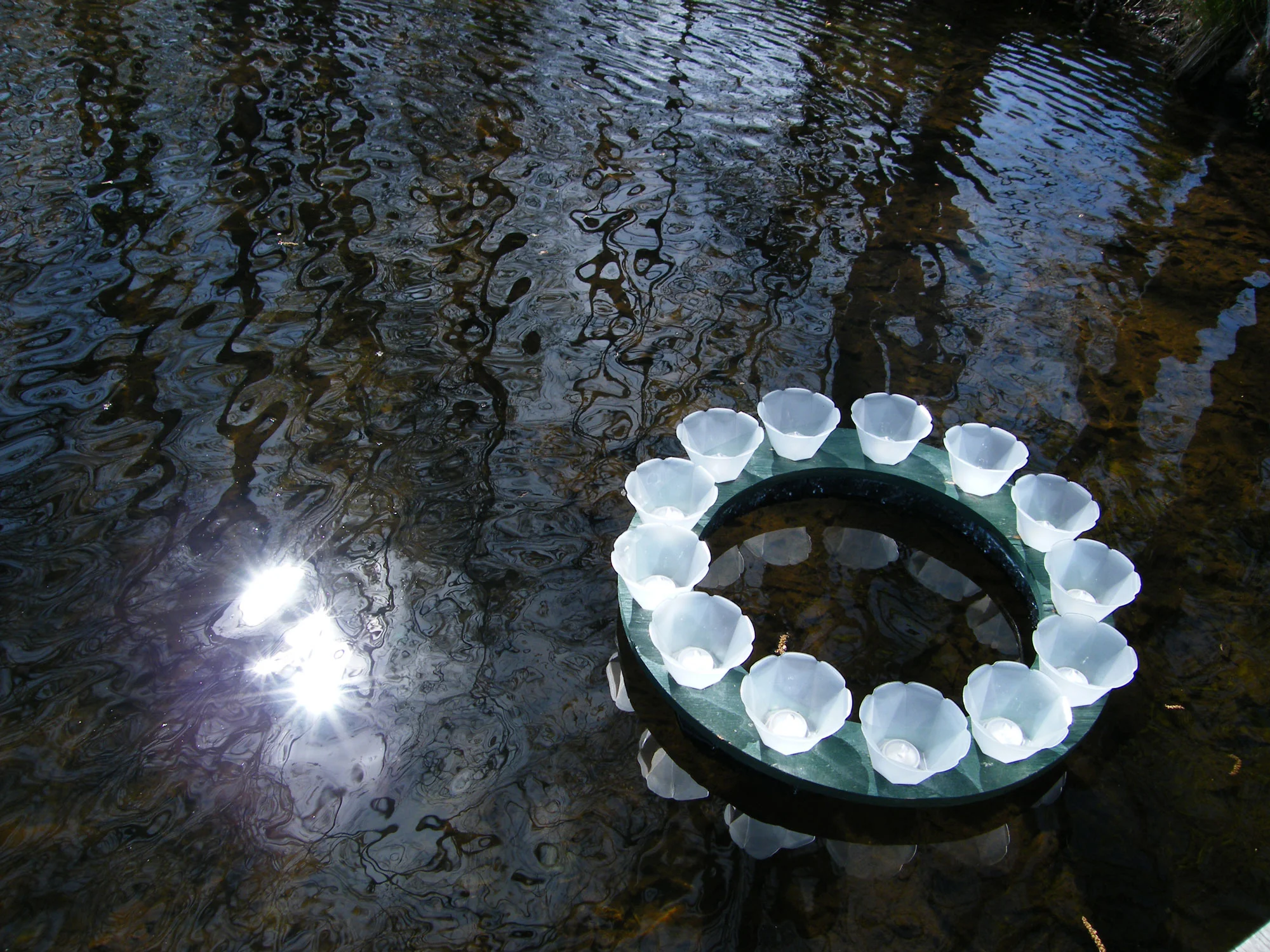 Floating Light Sculptures
