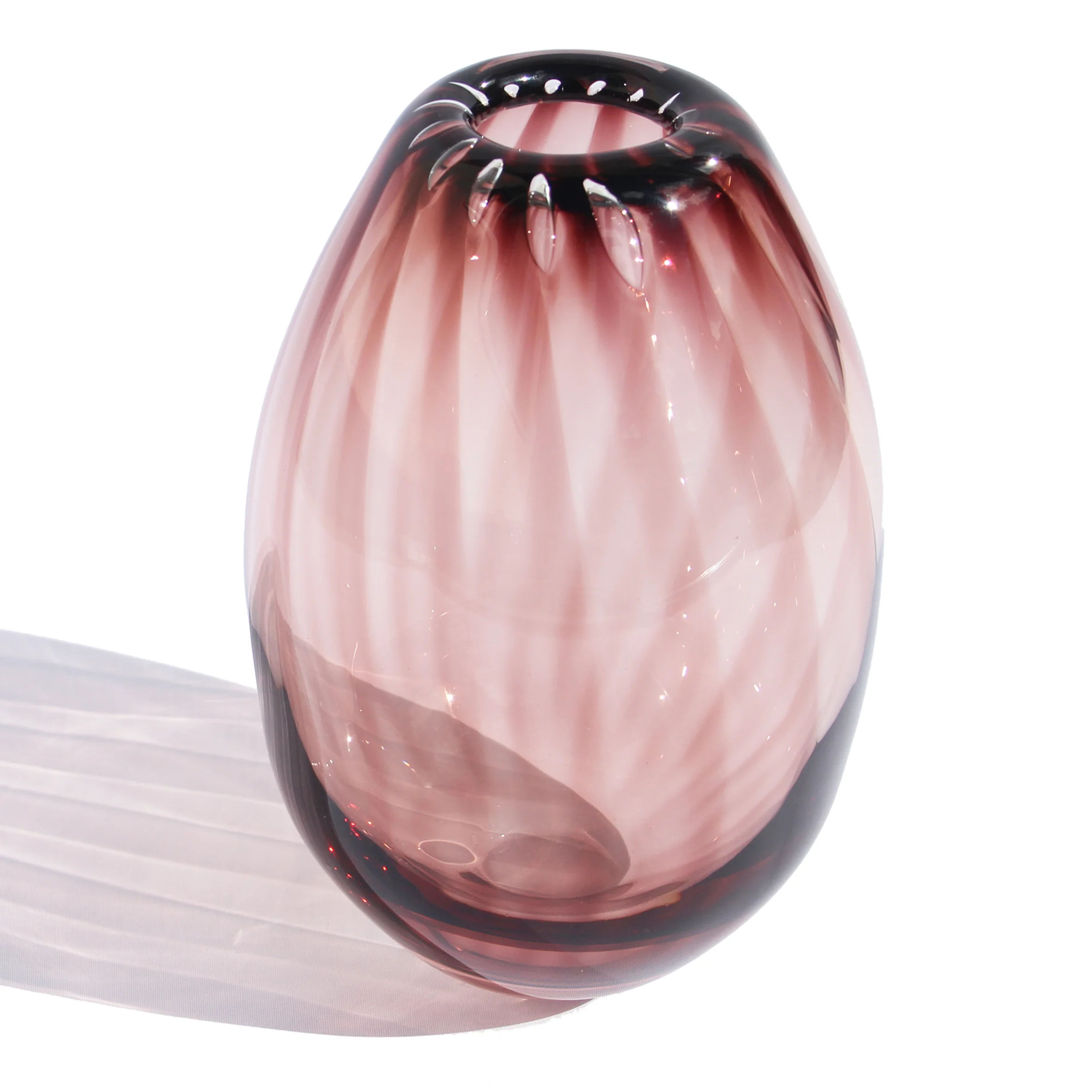 Aubergine Tall Laccaria Vessel