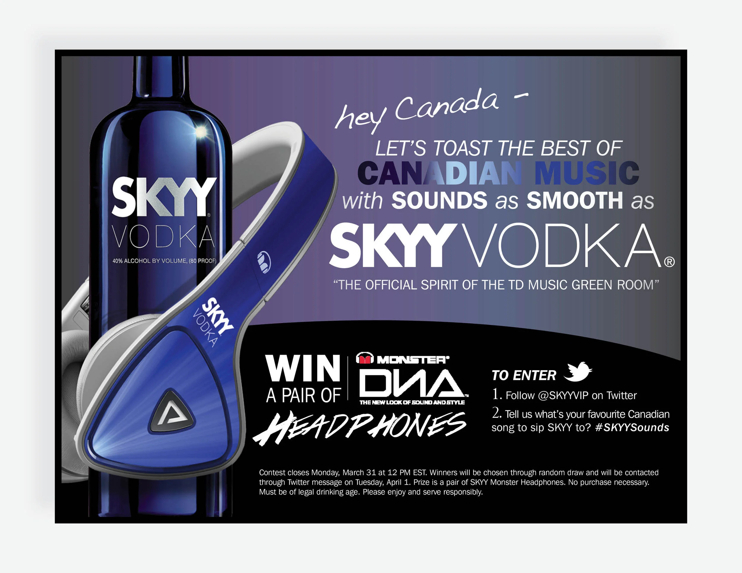 SKYY Vodka Contest