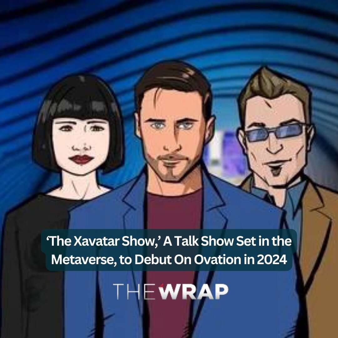 From @thewrap : @ovationtv has announced that a new Web3 enabled talk show, &ldquo;The Xavatar Show,&rdquo; will debut in Q2 2024. Officially described as &ldquo;the first CGI-animated show to be broadcast straight from the digital binary of the meta